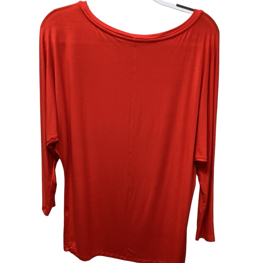 Ralph Lauren crew neck long sleeve tunic. Orange. Size Large - Picture 4 of 11